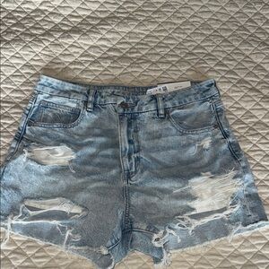 NWT American Eagle Curvy Mom Short Strigid 12
